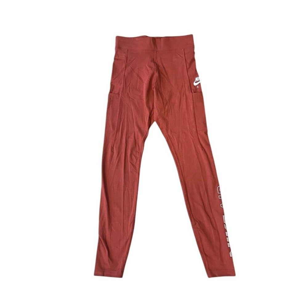 Nike Air‎ DN4865-691 Womens Sz S Sportswear Training Tight Leggings Canyon Rust